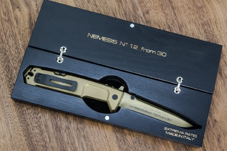 Нож Extrema Ratio Nemesis Gold Limited