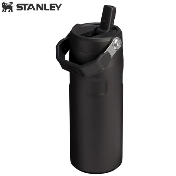Термобутылка Stanley Aerolight с трубочкой 0,473L Чёрная