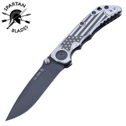 Нож Spartan Blades Harsey Folding Flag 2018 SF5USFLAG2018BK