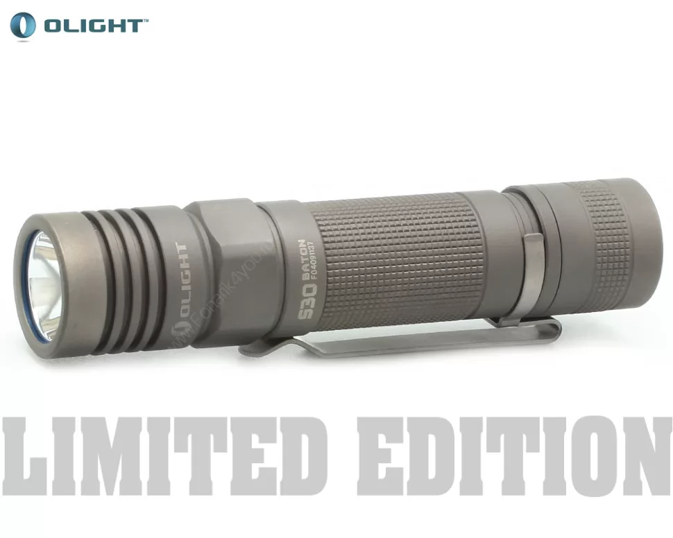 Титановый фонарь Olight S30-Ti Baton| Купить светодиодные фонари