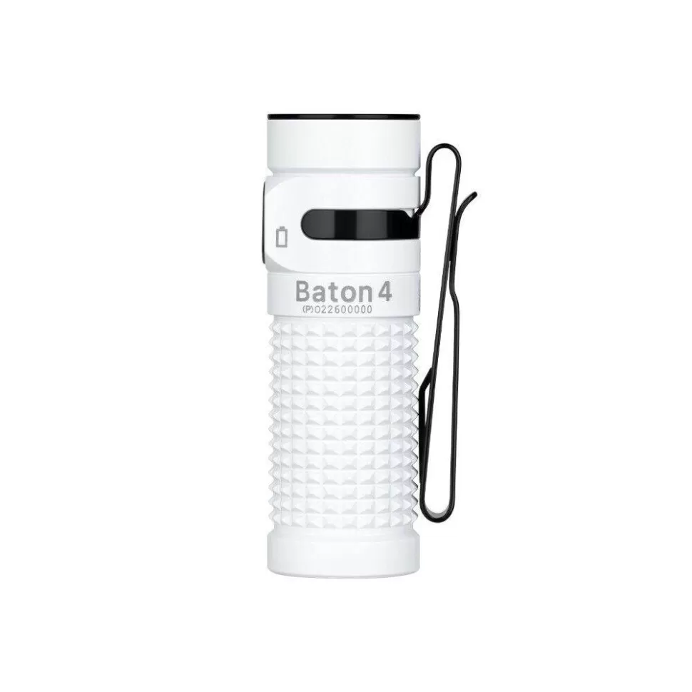Фонарь Olight Baton 4 Premium Edition White | Купить фонари Олайт