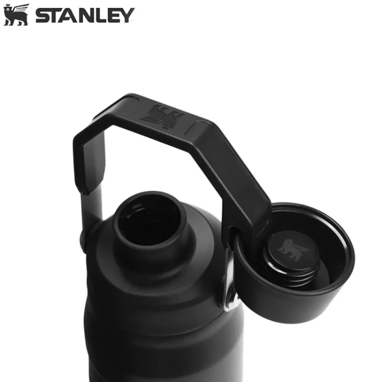 Термобутылка Stanley Aerolight с крышкой 0,473L Чёрная