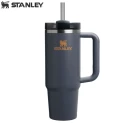 Термокружка Stanley Quencher H2.0 с трубочкой 0,887L Тёмно-серая