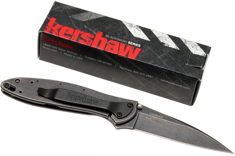 Нож Kershaw Leek BlackWash 1660BLKW