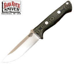 Нож Bark River Bravo 1 Black-Green Linen Matte
