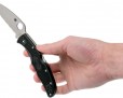 Нож Spyderco Endura 4 Wharncliffe Serrated Black 10FSWCBK