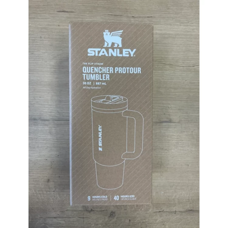 Термокружка Stanley Quencher Protour с трубочкой 0,887L Кремовая