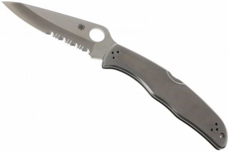 Нож Spyderco Endura 4 1/2 Serrated Stainless 10PS