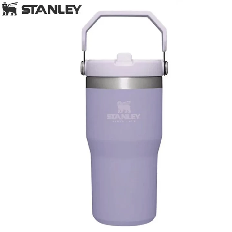 Термостакан Stanley IceFlow Flip Straw Tumbler с трубочкой 0,591L Лавандовый