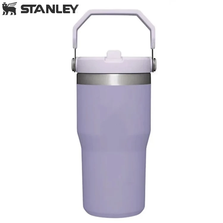 Термостакан Stanley IceFlow Flip Straw Tumbler с трубочкой 0,591L Лавандовый
