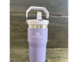 Термостакан Stanley IceFlow Flip Straw Tumbler с трубочкой 0,591L Лавандовый