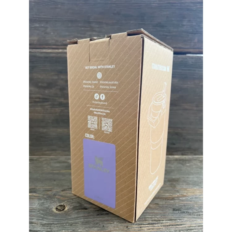 Термостакан Stanley IceFlow Flip Straw Tumbler с трубочкой 0,591L Лавандовый