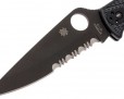 Нож Spyderco Endura 4 1/2 Serrated Black Blade 10PSBBK
