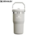 Термостакан Stanley IceFlow Flip Straw Tumbler с трубочкой 0,591L Серый