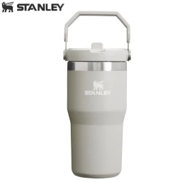 Термостакан Stanley IceFlow Flip Straw Tumbler с трубочкой 0,591L Серый