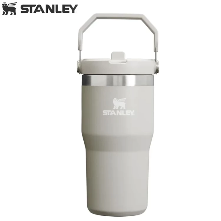 Термостакан Stanley IceFlow Flip Straw Tumbler с трубочкой 0,591L Серый