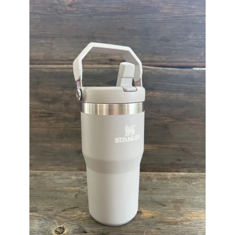 Термостакан Stanley IceFlow Flip Straw Tumbler с трубочкой 0,591L Серый