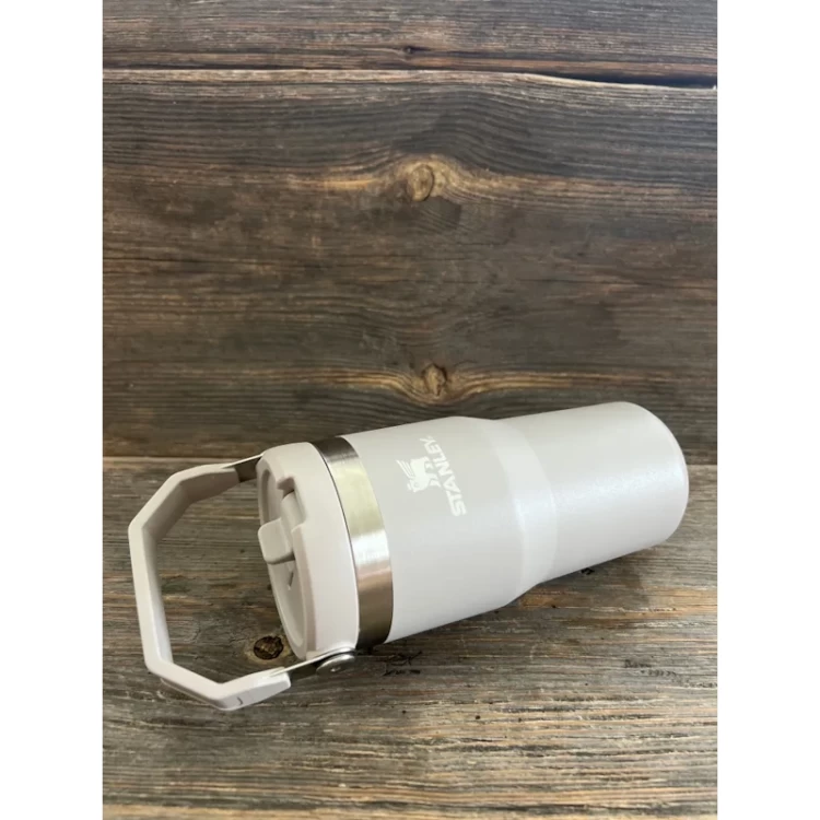 Термостакан Stanley IceFlow Flip Straw Tumbler с трубочкой 0,591L Серый