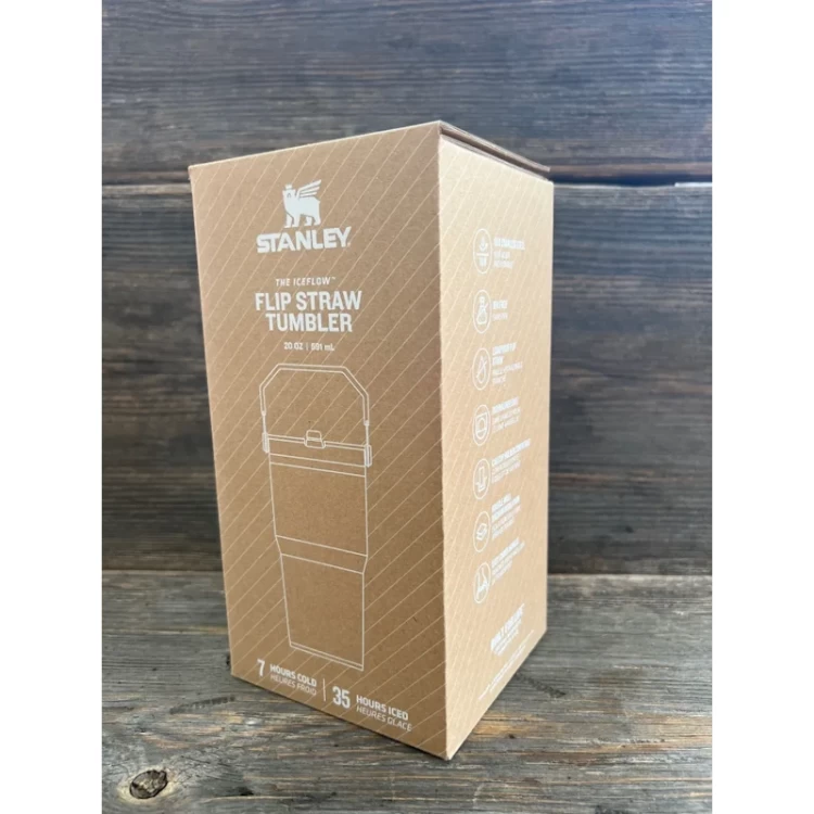 Термостакан Stanley IceFlow Flip Straw Tumbler с трубочкой 0,591L Серый