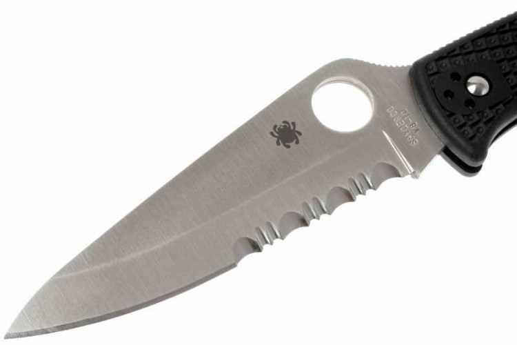 Нож Spyderco Endura 4 1/2 Serrated Black 10PSBK
