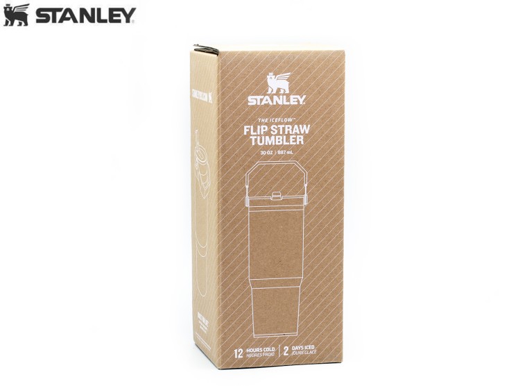 Термостакан Stanley IceFlow с трубочкой 0,887L Светло-розовый