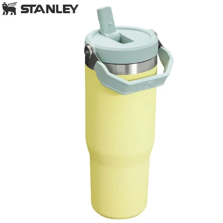 Термостакан Stanley IceFlow Flip Straw Tumbler с трубочкой 0,887L Желтый