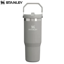 Термостакан Stanley IceFlow Flip Straw Tumbler с трубочкой 0,887L Серый