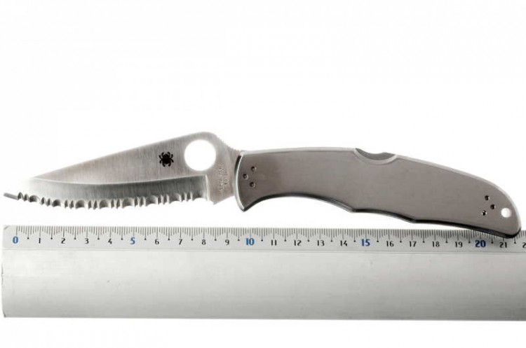 Нож Spyderco Endura 4 Serrated Stainless 10S