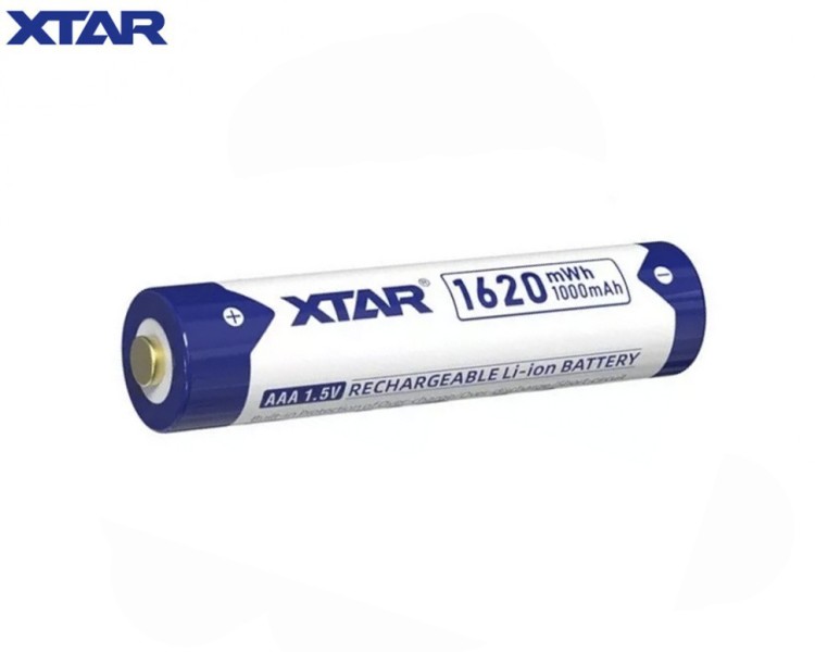 Аккумулятор Li-ion XTAR AAA 1000 mAh 1.5 В. 1шт