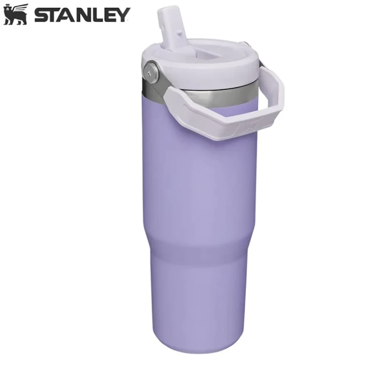 Термостакан Stanley IceFlow Flip Straw Tumbler с трубочкой 0,887L Лавандовый
