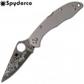 Нож Spyderco Endura 4 Damascus Titanium 10TIPD