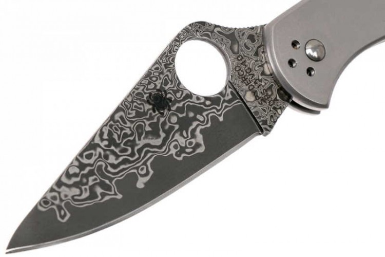 Нож Spyderco Endura 4 Damascus Titanium 10TIPD