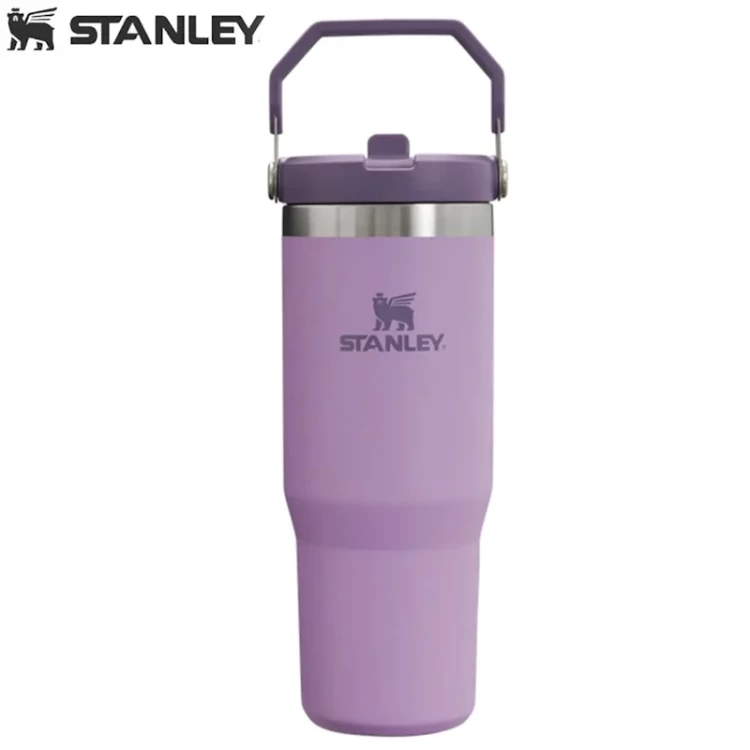 Термостакан Stanley IceFlow Flip Straw Tumbler с трубочкой 0,887L Фиолетовый