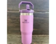Термостакан Stanley IceFlow Flip Straw Tumbler с трубочкой 0,887L Фиолетовый