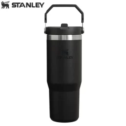 Термостакан Stanley IceFlow Flip Straw Tumbler с трубочкой 0,887L Черный