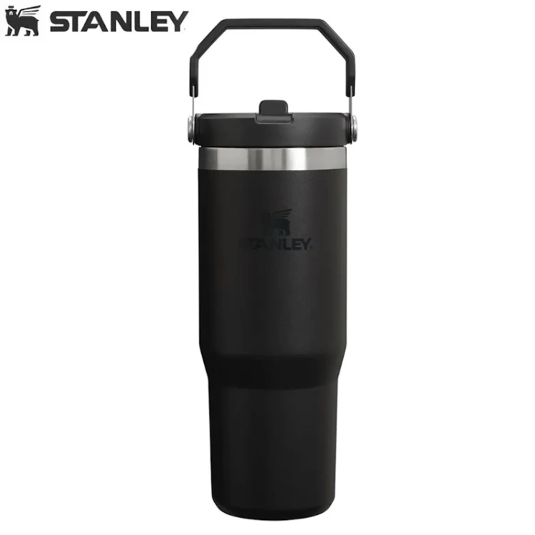 Термостакан Stanley IceFlow Flip Straw Tumbler с трубочкой 0,887L Черный
