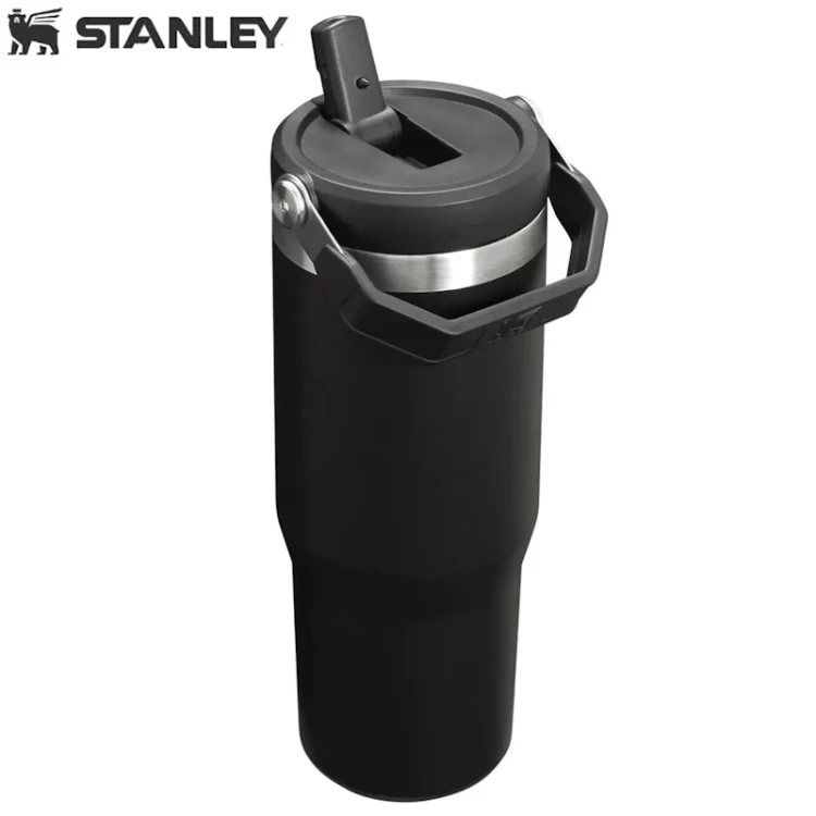 Термостакан Stanley IceFlow Flip Straw Tumbler с трубочкой 0,887L Черный