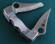 Нож Spyderco MicroDyad Black Pearl 112P&SBP