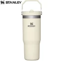 Термостакан Stanley IceFlow Flip Straw Tumbler с трубочкой 0,887L Кремовый