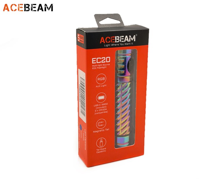 Acebeam EC20 Stainless Steel Rainbow