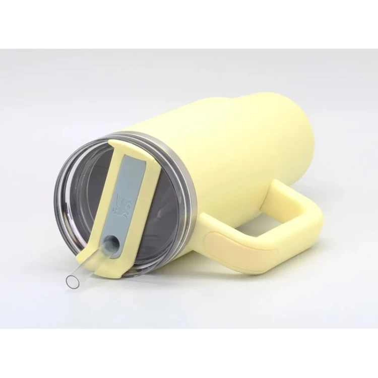Термокружка Stanley Quencher H2.0 с трубочкой 0,887L Жёлтая