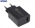 Адаптер XTAR QC3.0 18W 3.0 Ампера Адаптер XTAR QC3.0 18W 3.0 Ампера