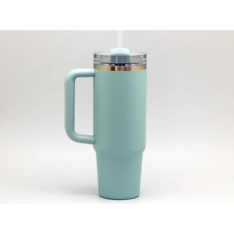 Термокружка Stanley Quencher H2.0 с трубочкой 0,887L Мятная