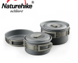 Naturehike (1,7Л + 1Л кастрюли + 7-дюймовая сковорода (CNK2450CF010) из алюминия