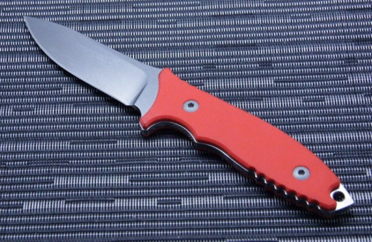 Нож Fantoni HB Fixed StoneWash Orange HBFxSwOrLBk