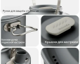 Naturehike (3Л кастрюля+1,7Л кастрюля + чайник 0,8Л + 22 см сковорода (CNK2450CF010) из алюминия