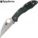 Нож Spyderco Delica 4 Lightweights Wharncliffe Serrated Black 11FSWCBK Нож Spyderco Delica 4 Lightweights Wharncliffe Serrated Black 11FSWCBK