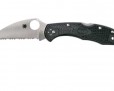 Нож Spyderco Delica 4 Lightweights Wharncliffe Serrated Black 11FSWCBK Нож Spyderco Delica 4 Lightweights Wharncliffe Serrated Black 11FSWCBK