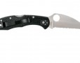Нож Spyderco Delica 4 Lightweights Wharncliffe Serrated Black 11FSWCBK Нож Spyderco Delica 4 Lightweights Wharncliffe Serrated Black 11FSWCBK