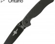 Нож Ontario RAT-1 Black Blade 8846
